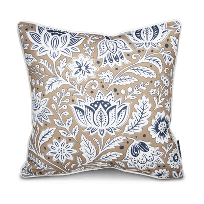 Bondi Sandy Bloom- 45 x 45 cm Piped Cushion