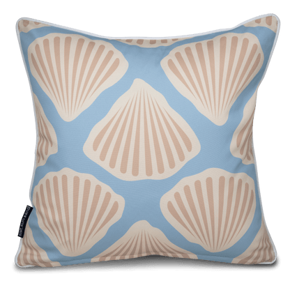 Bondi Shellscape - 45 x 45 cm Piped Cushion