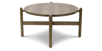 Tahiti Round Coffee Table with HPL Top and Aluminium Frame