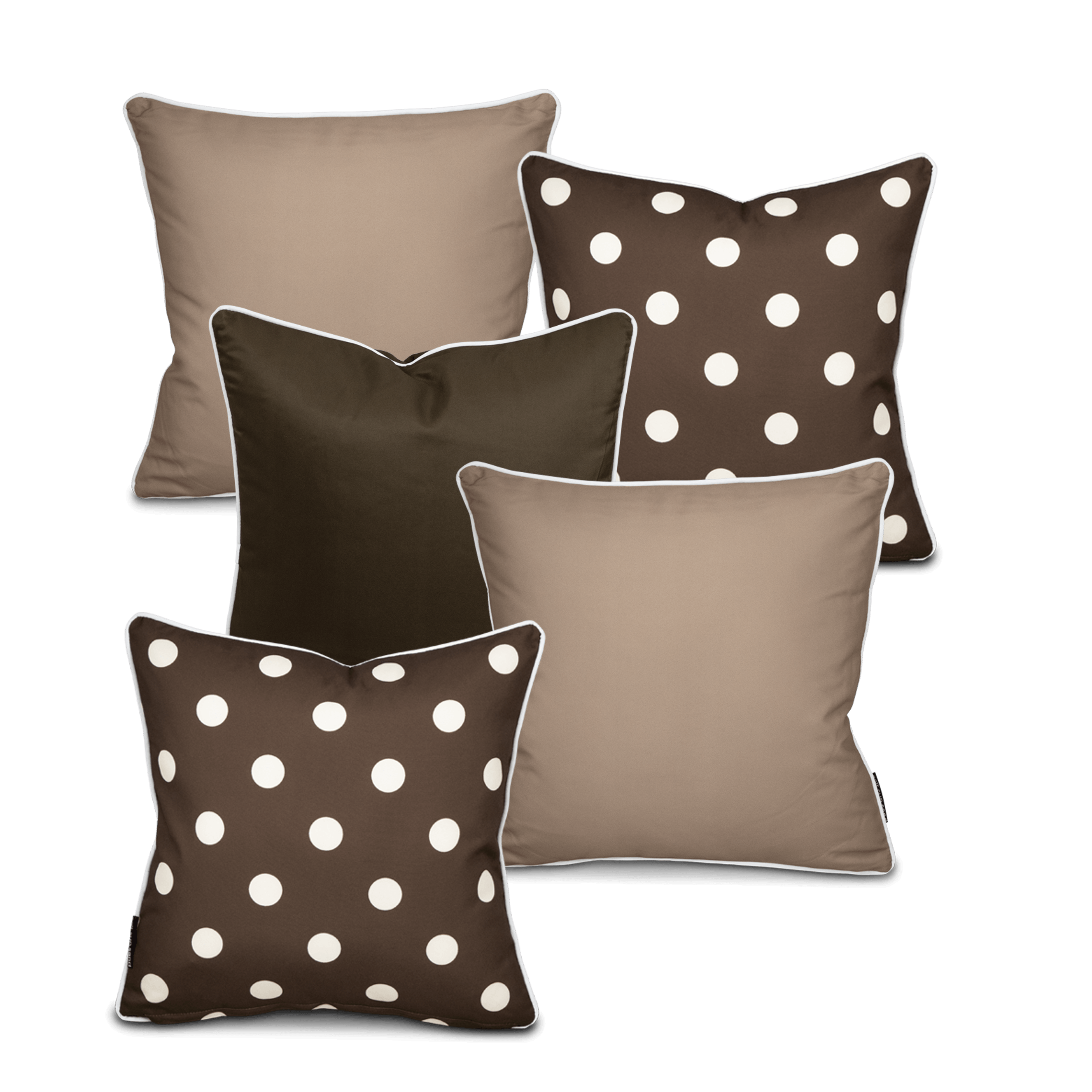 Bondi Stylist Selection - Choc Polka 5pc