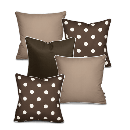 Bondi Stylist Selection - Choc Polka 5pc