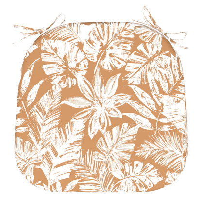Tahiti Clay Escape Rounded Outdoor Chair Pad - 40x42x5cm
