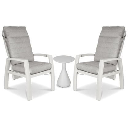 Corfu 3pc Reclining Occasional Set with Ubud Side Table