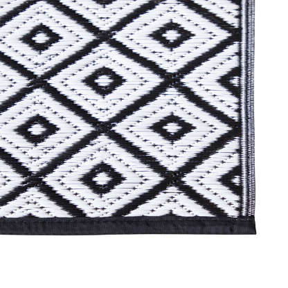 Diamond Black Rug in PP - 180 x 270 cm