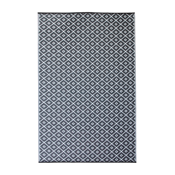 Diamond Black Rug in PP - 180 x 270 cm
