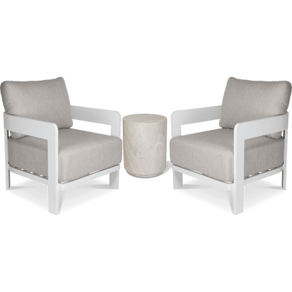 Elements 3pc Occasional Set with Firenze MGO Side Table