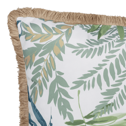 Tahiti Outdoor Cushions Stylist Selection - Evergreen with Navy 5pc