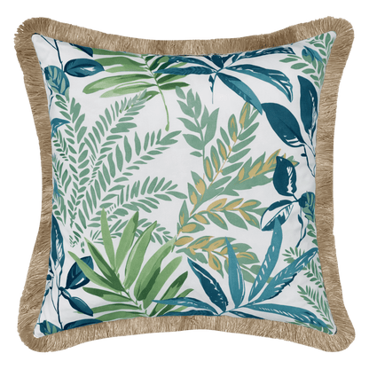 Tahiti Outdoor Cushions Stylist Selection - Evergreen with Navy 5pc