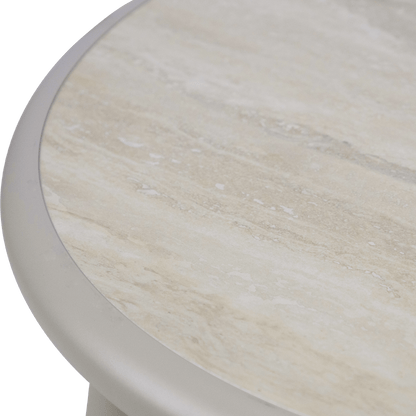 Evoke Coffee Table in Fawn with Sintered Stone Top