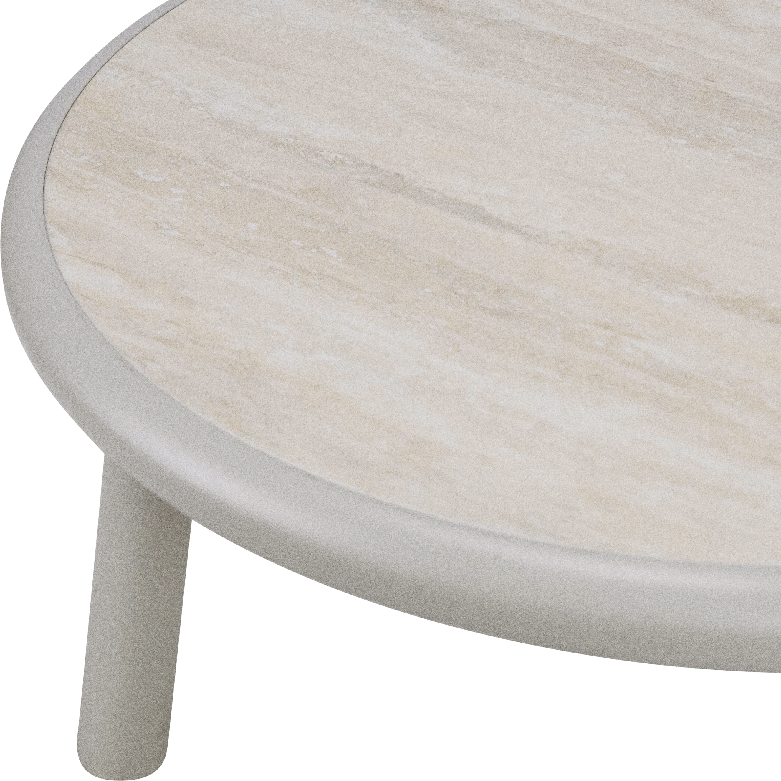 Evoke Coffee Table in Fawn with Sintered Stone Top