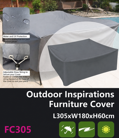 Outdoor Inspirations Furniture Cover L305*W180*H60cm