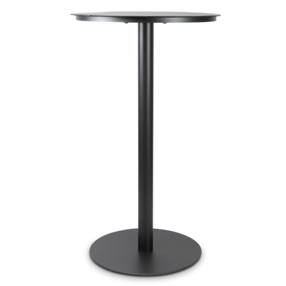 Cafe Collection Round 3pc Bar Suite in Gunmetal Aluminium