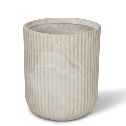 Genoa Pot in MGO Travertine Finish