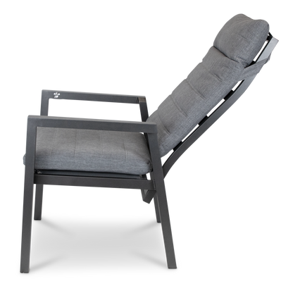 San Sebastian Reclining Occasional Set in Gunmetal