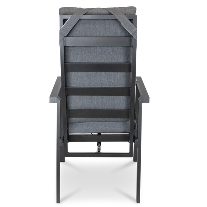 San Sebastian Reclining Occasional Set in Gunmetal
