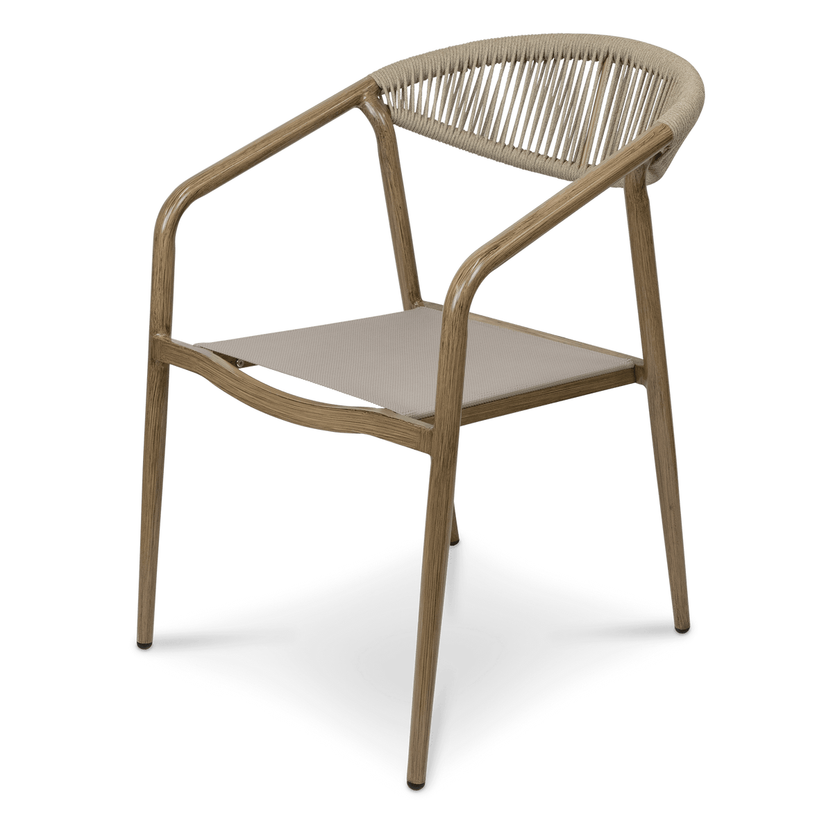 Amalfi Dining Chair in Eco Olefin Rope & Taupe Textilene – The ...