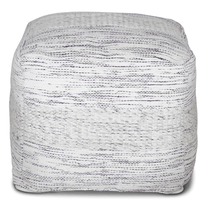 Portsea Leopold PET Yarn Ottoman - 45 x 45 x 35 cm