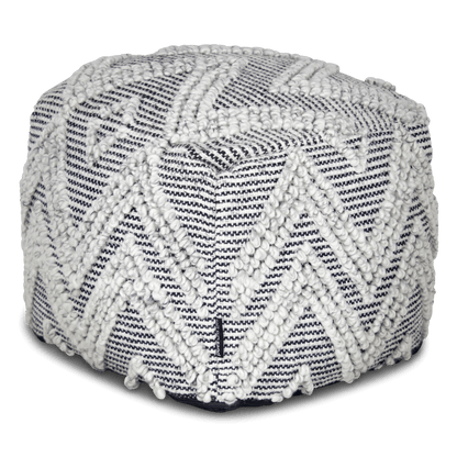 Portsea Charlemont PET Yarn Ottoman - 45 x 45 x 35 cm