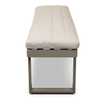 Positano 5 piece lounge in Taupe with Polywood Inset with Aveiro Adjustable Height Coffee Table