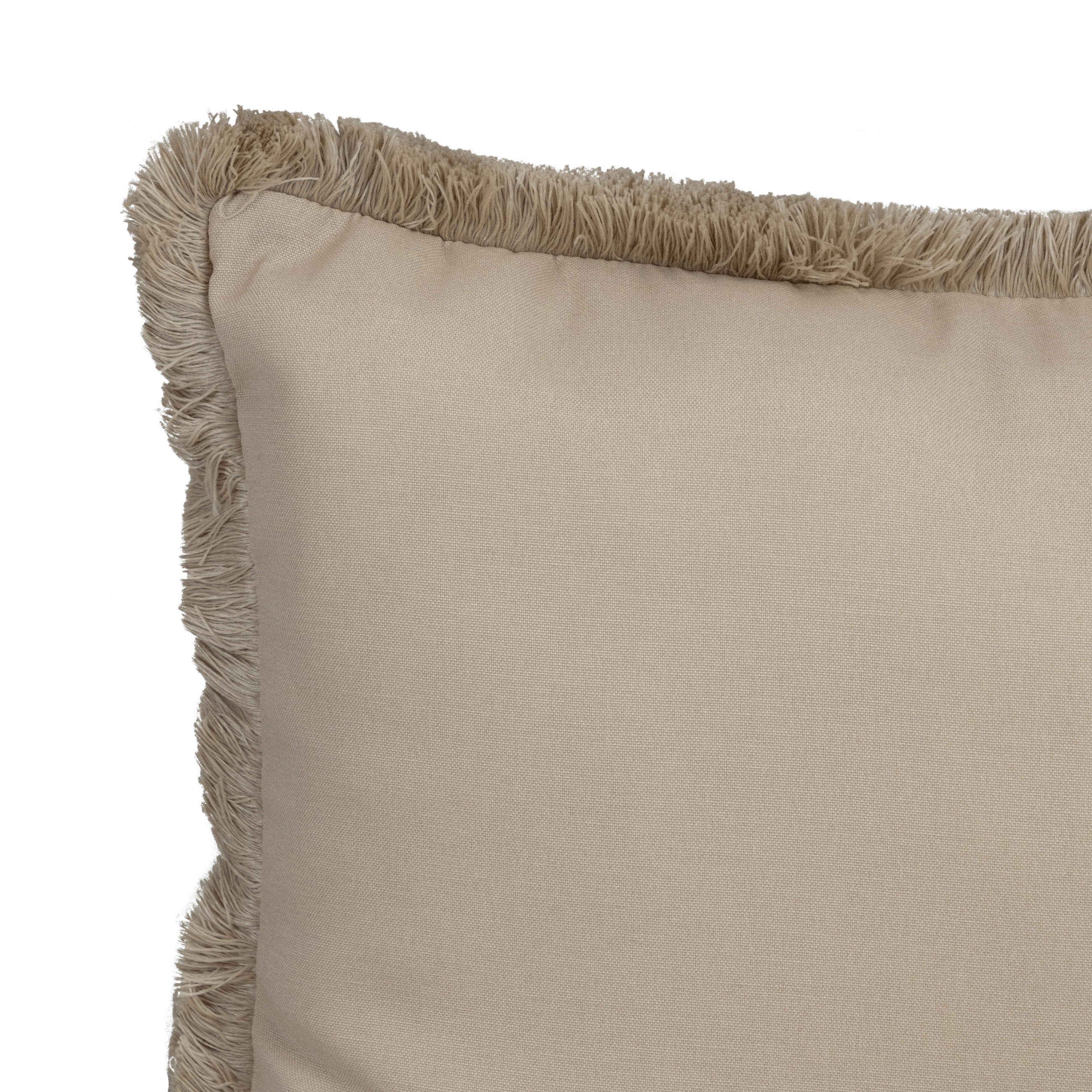 Tahiti Sandstone - 30x50cm Fringed Outdoor Cushion