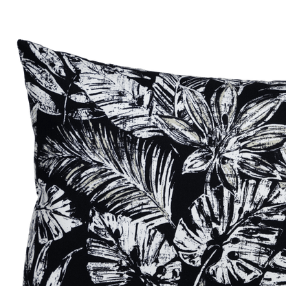 Tahiti Black Escape - 50x50cm Outdoor Cushion
