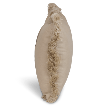 Tahiti Sandstone - 30x50cm Fringed Outdoor Cushion