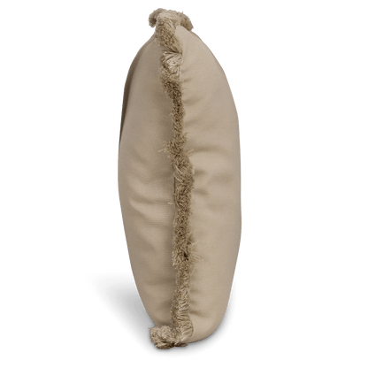 Tahiti Sandstone - 50x50cm Fringed Outdoor Cushion