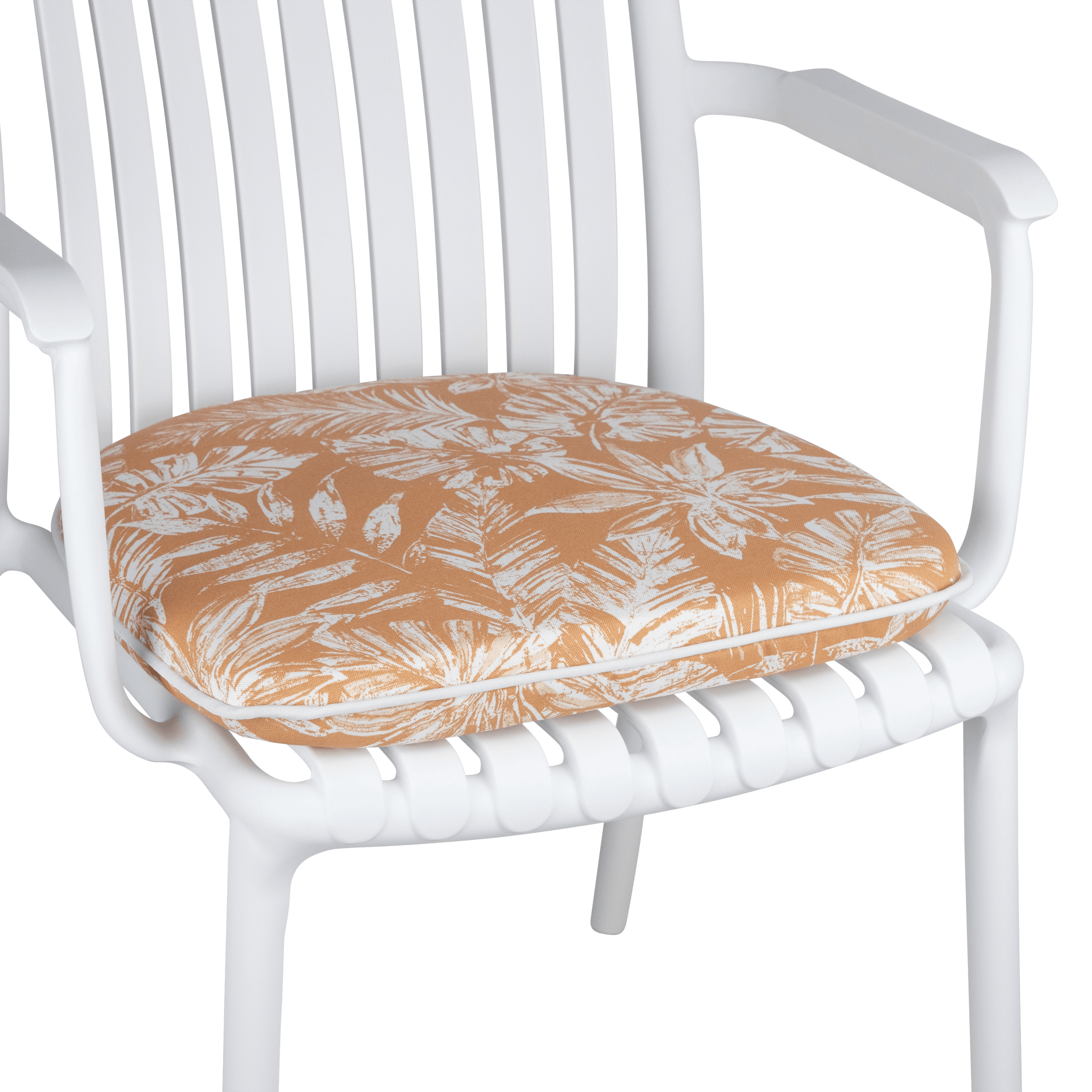 Tahiti Clay Escape Rounded Outdoor Chair Pad - 40x42x5cm