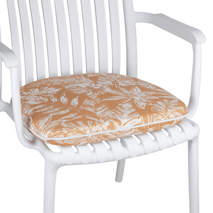 Tahiti Clay Escape Rounded Outdoor Chair Pad - 40x42x5cm