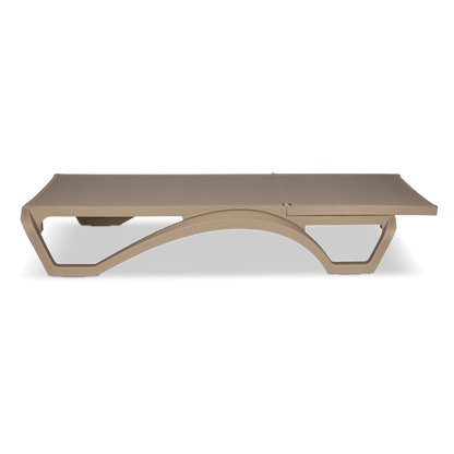 Cloud UV Polypropylene Premium Sunlounger in Toffee