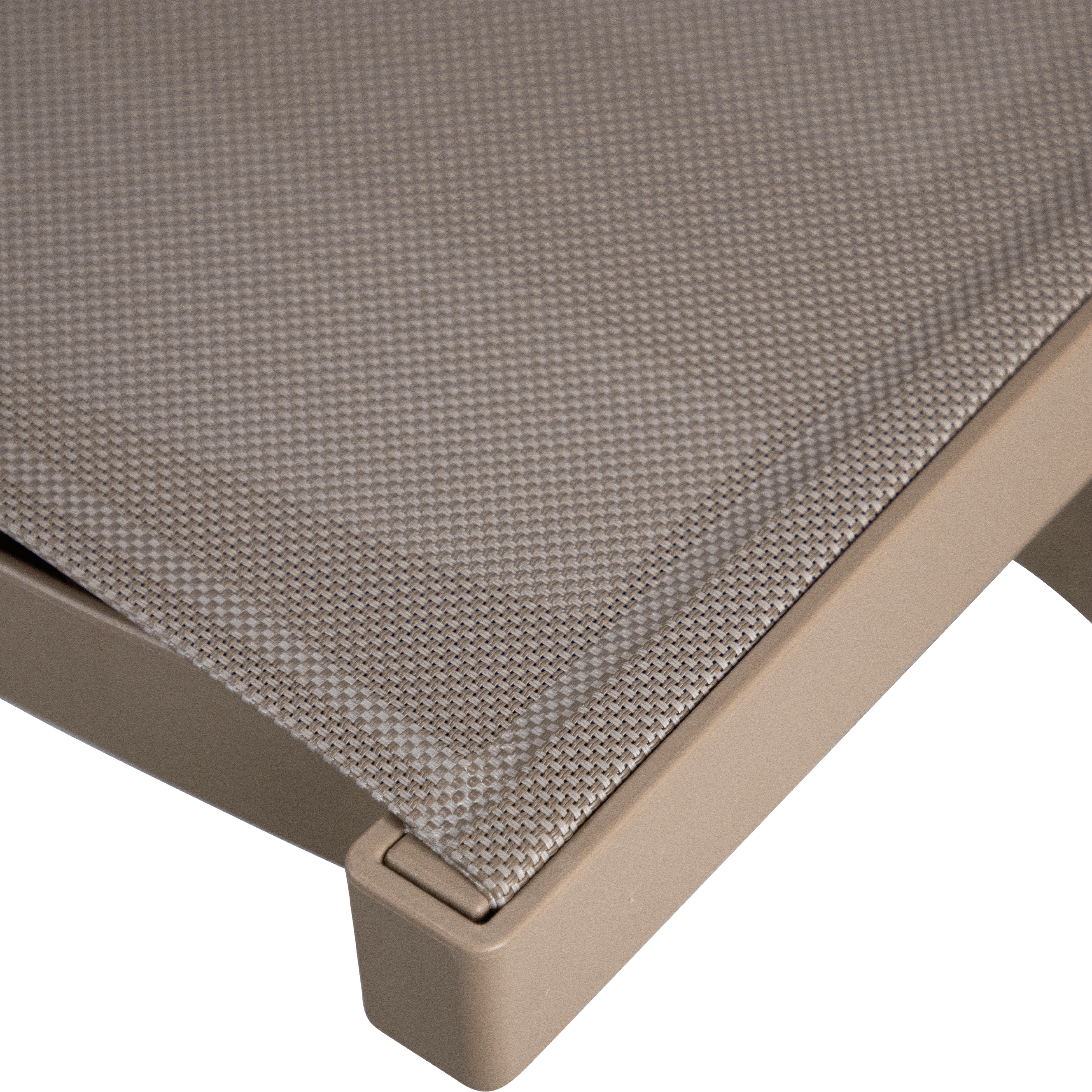 Cloud UV Polypropylene Premium Sunlounger in Toffee