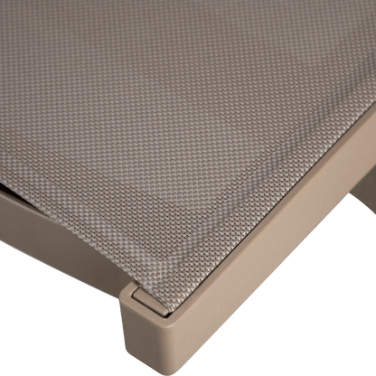 Cloud UV Polypropylene Premium Sunlounger in Toffee