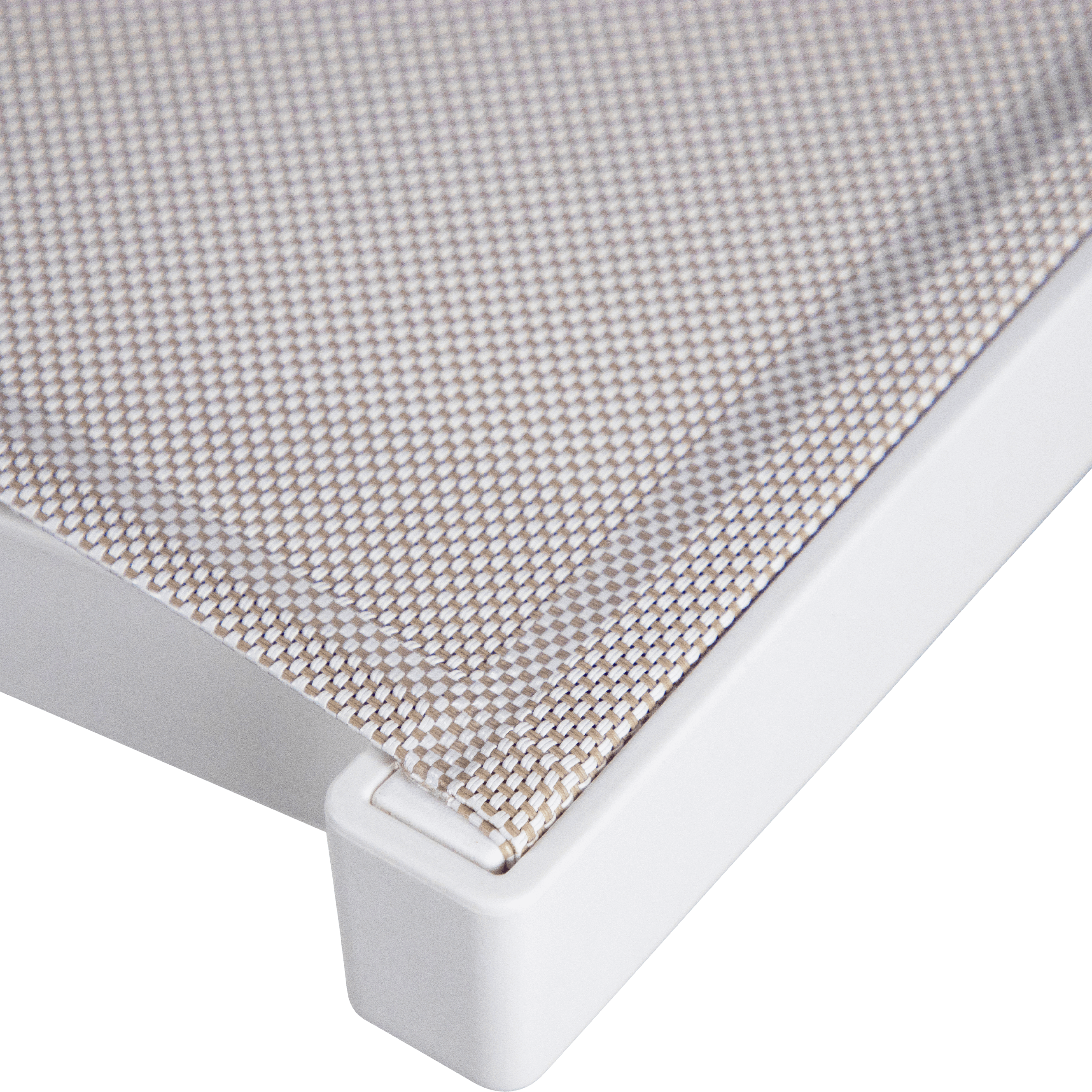 Cloud UV Polypropylene Premium Sunlounger in Marshmallow