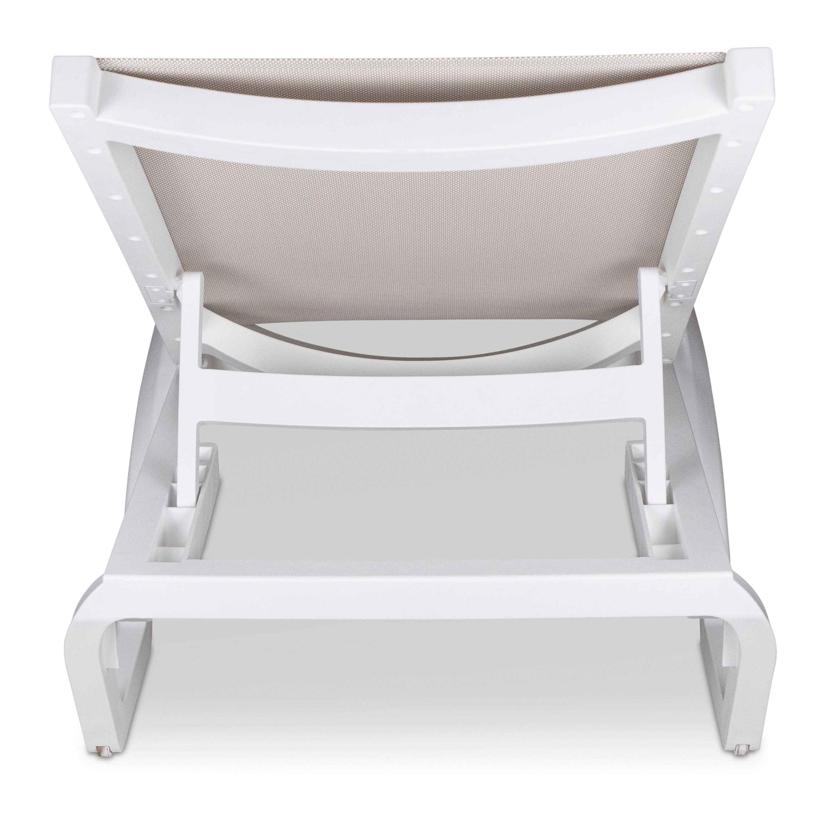 Cloud UV Polypropylene Premium Sunlounger in Marshmallow