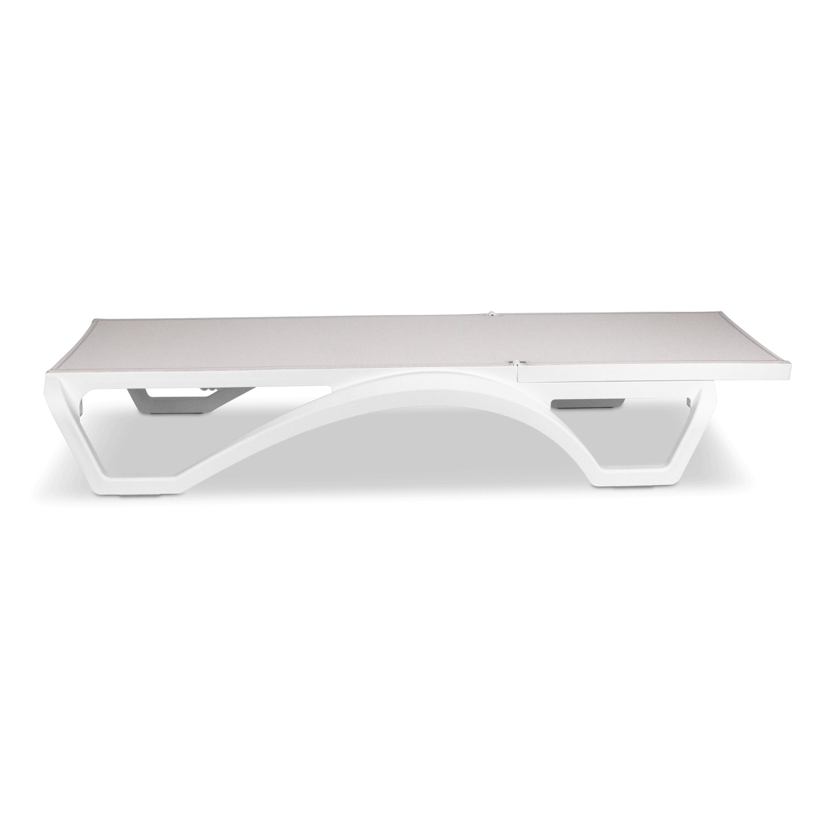 Cloud UV Polypropylene Premium Sunlounger in Marshmallow