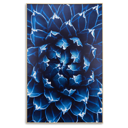 Agave - 70 x 110cm Outdoor UV Wall Art with Beech Aluminium Frame