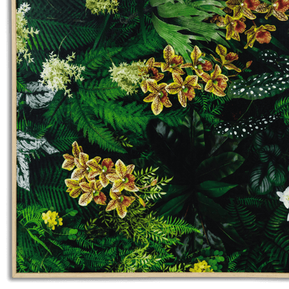 Botanic Horizon - 60 x 150cm Outdoor UV Wall Art with Beech Aluminium Frame