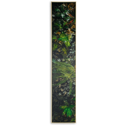 Greenery - 30 x 150cm Outdoor UV Wall Art with Beech Aluminium Frame