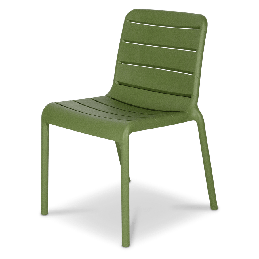 Aura UV Polypropylene Premium Dining Chair in Kiwi