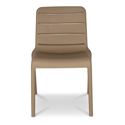 Aura UV Polypropylene Premium Dining Chair in Toffee