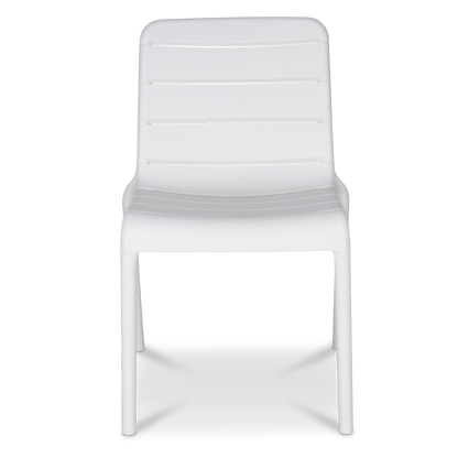 Aura UV Polypropylene Premium Dining Chair in Marshmallow