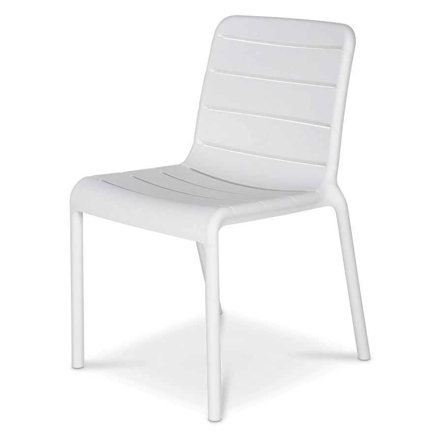 Aura UV Polypropylene Premium Dining Chair in Marshmallow