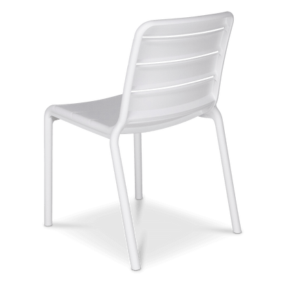 Aura UV Polypropylene Premium Dining Chair in Marshmallow