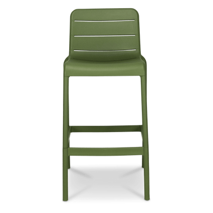 Aura UV Polypropylene Premium Bar Stool in Kiwi