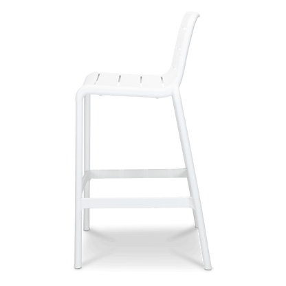 Aura UV Polypropylene Premium Bar Stool in Marshmallow