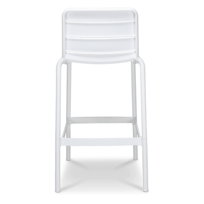 Aura UV Polypropylene Premium Bar Stool in Marshmallow