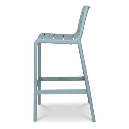 Aura UV Polypropylene Premium Bar Stool in Bubblegum