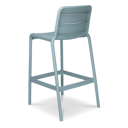 Aura UV Polypropylene Premium Bar Stool in Bubblegum