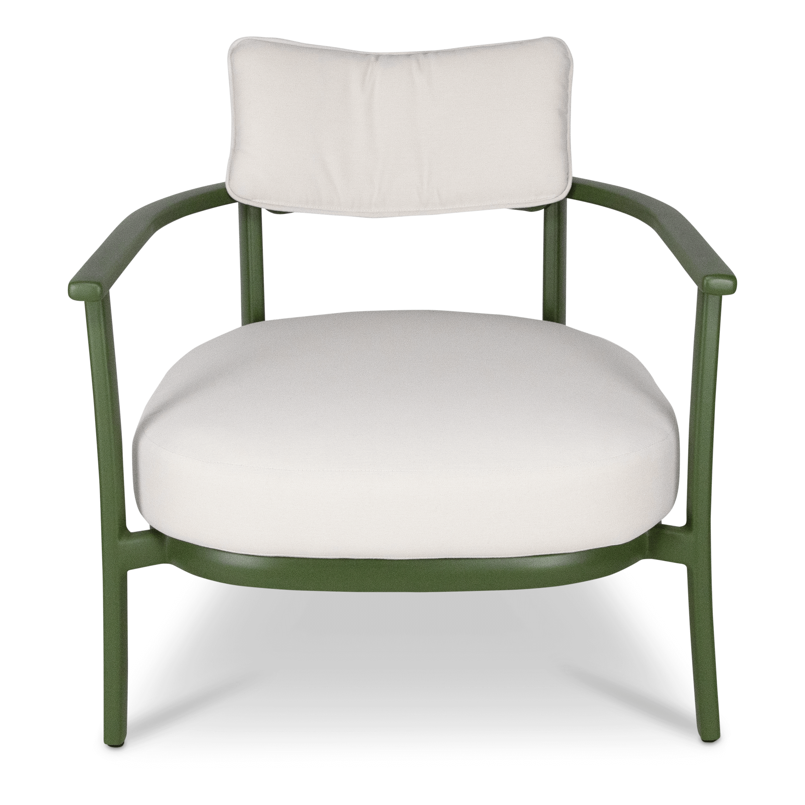 Monterra Occasional Chair in Forrest Green with Olefin Cushions and Removable Back Rest Cushion