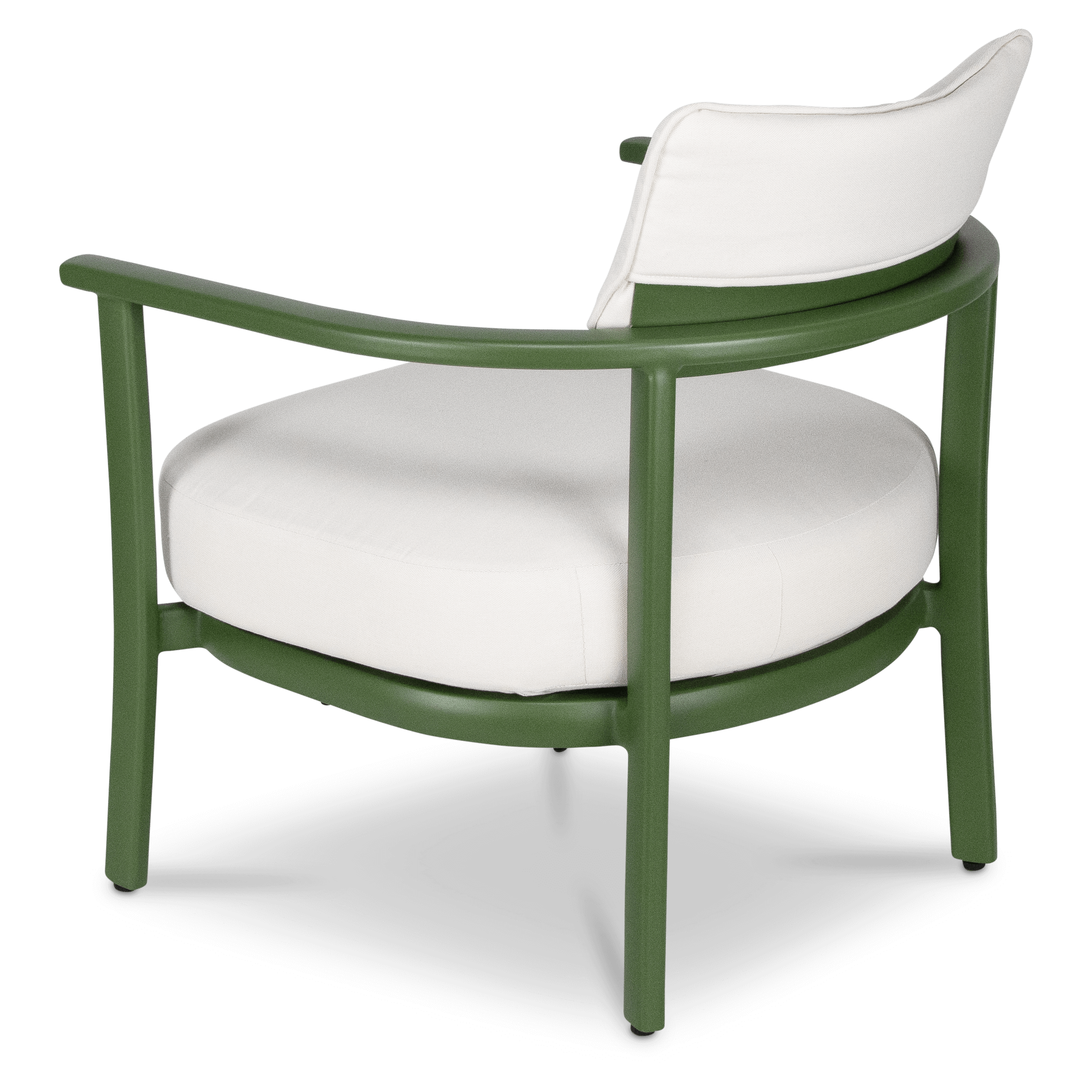 Monterra Occasional Chair in Forrest Green with Olefin Cushions and Removable Back Rest Cushion
